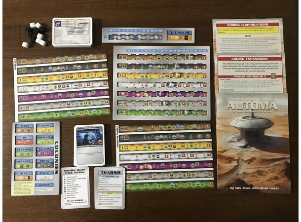 Terraforming Mars Automa Expansion Expansion till Terraforming Mars 