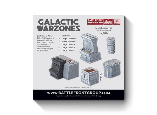 Terräng Rebel Outpost Scatter Terrain Battlefield in a Box - Galactic Warzones 