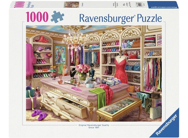 The Coveted Closet 1000 bitar Pussel Ravensburger Puzzle 