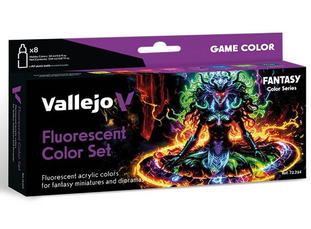 Vallejo Game Color Fluorescent Set 