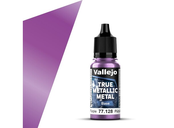 Vallejo True Metallic Base Amethyst Purple - True Metallic Metal 