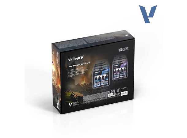 Vallejo True Metallic Core Set True Metallic Metal 