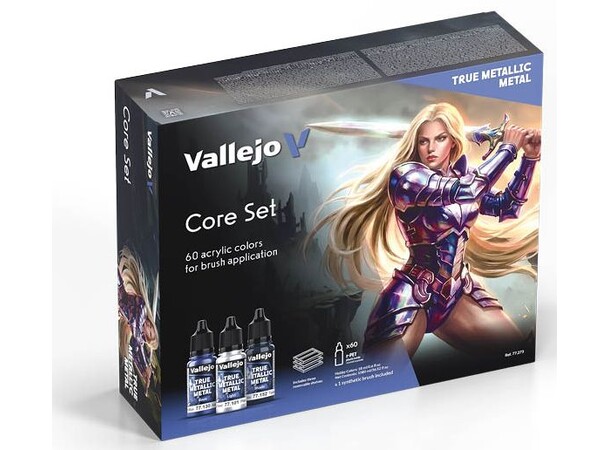 Vallejo True Metallic Core Set True Metallic Metal 