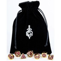 Velvet Dice Bag - Svart Fanroll