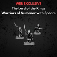 Warriors of Numenor with Spears Middle-earth Strategy Battle Game