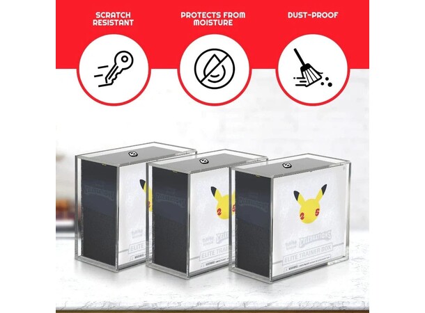 Acrylic Case for Elite Trainer Box (ETB) Evoretro 
