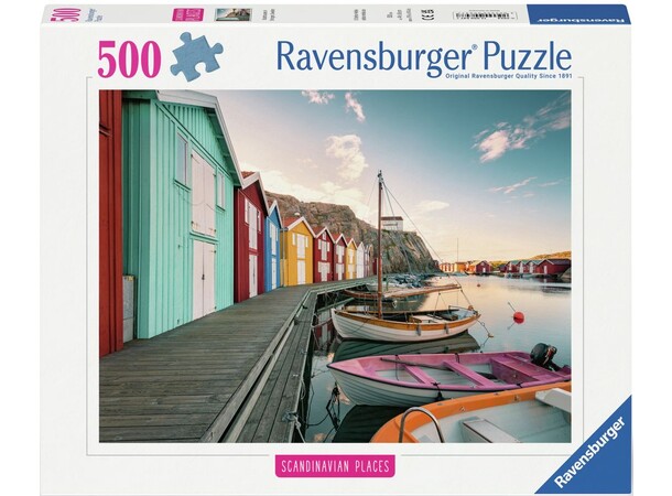Boathouses in Smogen 500 bitar Pussel - Ravensburger Puzzle 