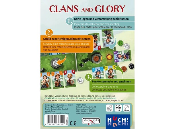 Clans & Glory Brädspel 