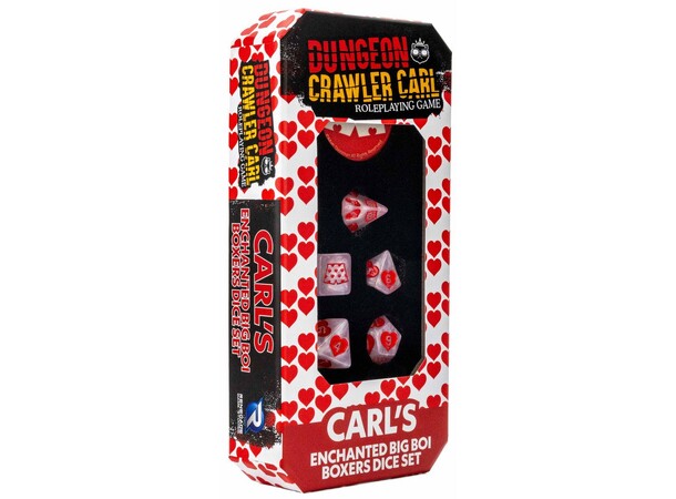 Dungeon Crawler Carl RPG Carls Dice Carl's Big Boi Boxers Dice Set 