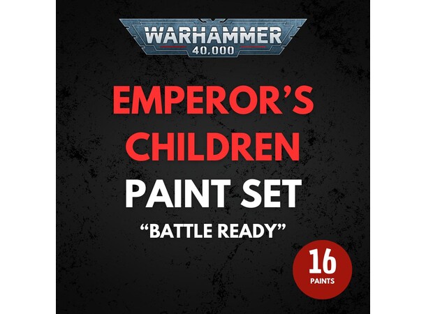 Emperors Children Paint Set Warhammer 40K - Battle Ready 