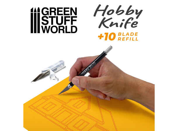 Hobby Knife (med 10 extra blad) Green Stuff World 
