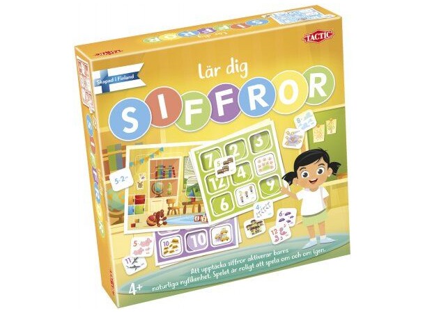 Lär dig Siffror Brädspel Svensk utgåva 