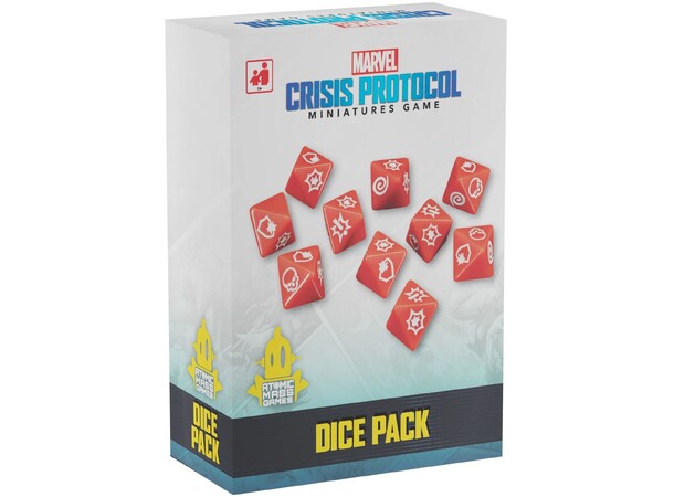Marvel Crisis Protocol Dice Pack Extra tärningsset - 10 tärningar (2025) 
