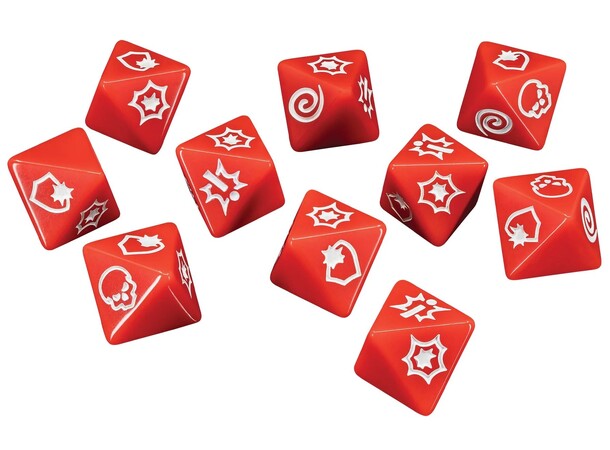 Marvel Crisis Protocol Dice Pack Extra tärningsset - 10 tärningar (2025) 