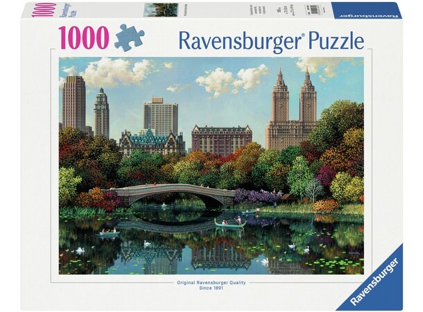 NY Central Park Bow Bridge 1000 bitar Ravensburger Puzzle Pussel 
