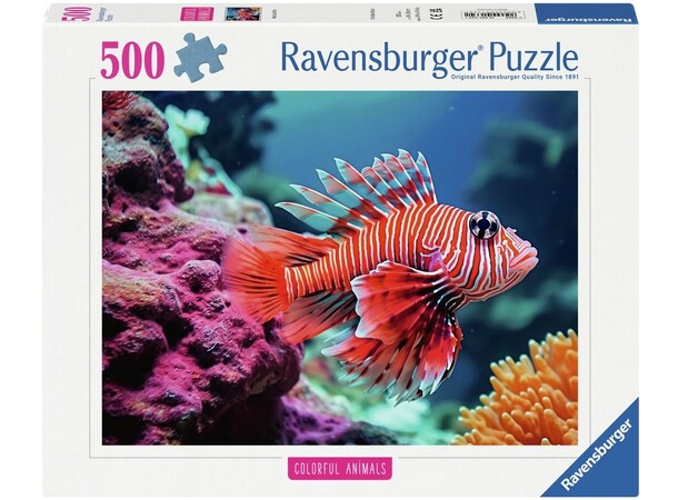 Red Lionfish 500 bitar Pussel Ravensburger Puzzle 