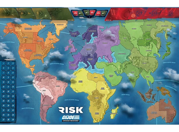 Risk GI JOE Special Missions Brädspel 