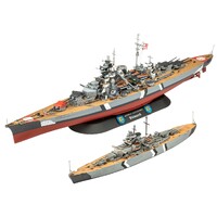 The Legendary Bismarck Revell 1:700 + 1:1200 Byggsats