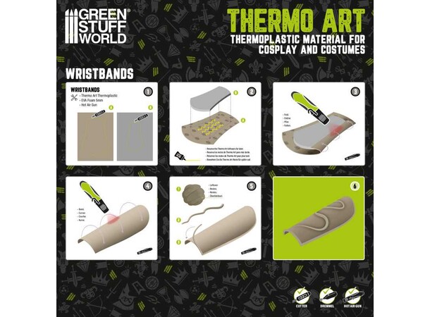 ThermoArt Black Art 200x300mm Green Stuff World 