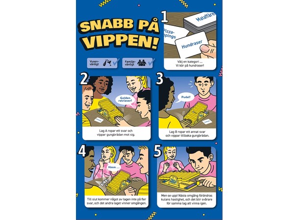 Tilt n Shout Brädspel Svensk utgåva 