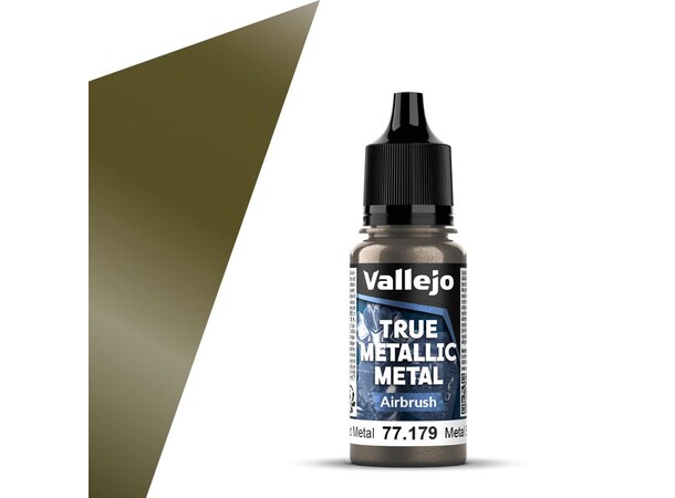 Vallejo True Metallic Airbrush Aged Metal - True Metallic Metal 