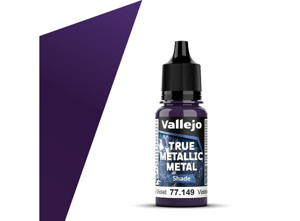 Vallejo True Metallic Shade Celestial Violet - True Metallic Metal 