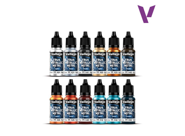 Vallejo True Metallic Starter Set True Metallic Metal 