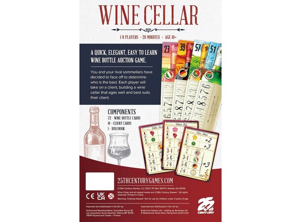 Wine Cellar Brädspel 