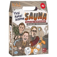 Yksi Kaksi Kolme Sauna Partyspel Svensk utgåva