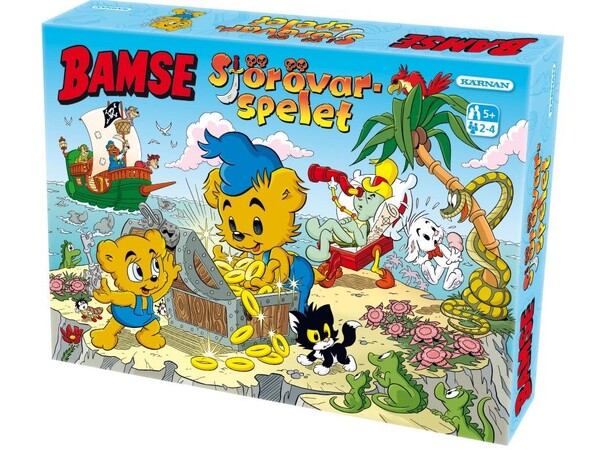 Bamse Sjörövarspelet Brädspel Svensk utgåva 