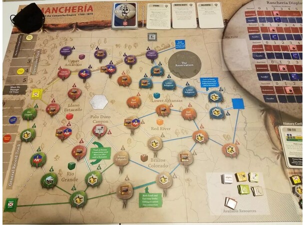Comancheria Brädspel 2nd Printing 