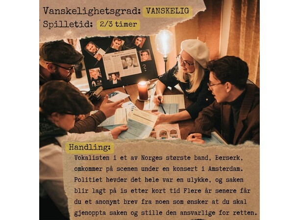 Drapet på Verdensturneen - NORSK Detective for a Day 