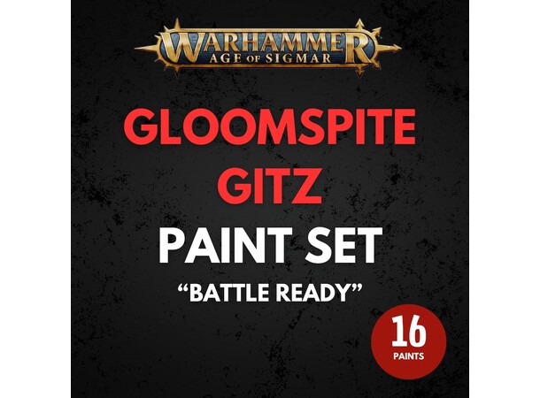 Gloomspite Gitz Paint Set Warhammer Age of Sigmar - Battle Ready 