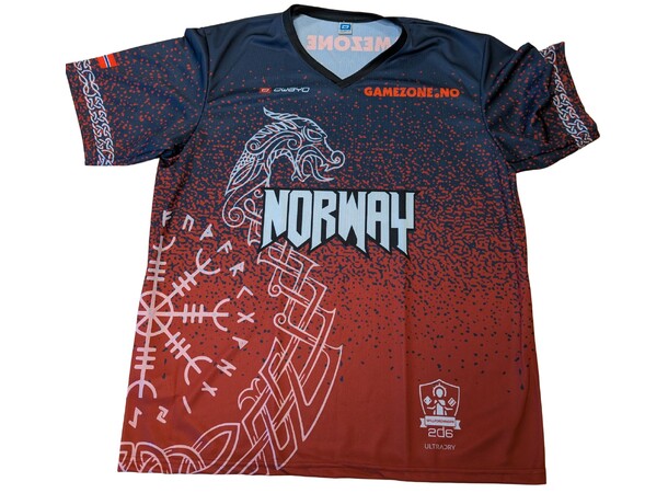 Landslagsdräkt Warhammer Norge 2026 XL Storlek 10, V-Krage, Regular Fit 