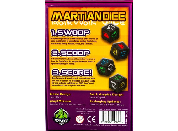 Martian Dice Tärningspel 