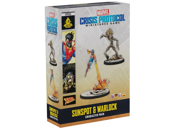 Marvel Crisis Protocol Sunspot & Warlock Expansion till Marvel Crisis Protocol 