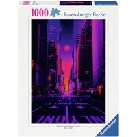 New York in Neon 1000 bitar Pussel Ravensburger Puzzle