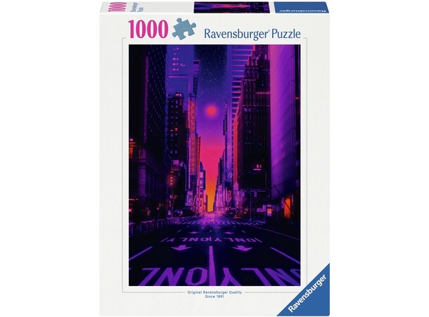 New York in Neon 1000 bitar Pussel Ravensburger Puzzle 