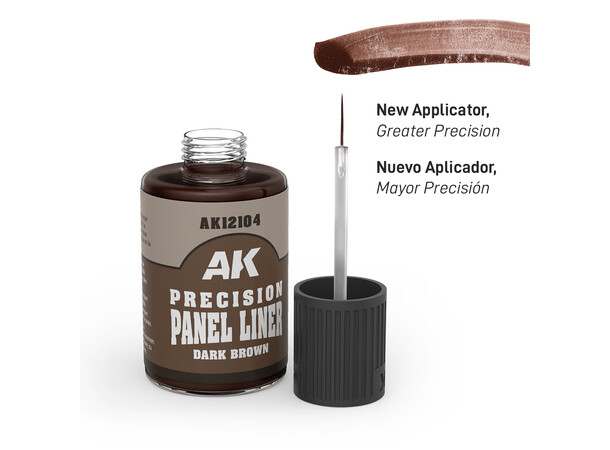 Precision Panel Liner - Dark Brown 30ml AK Interactive 