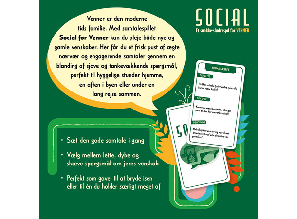 Social Venner - DANSK 