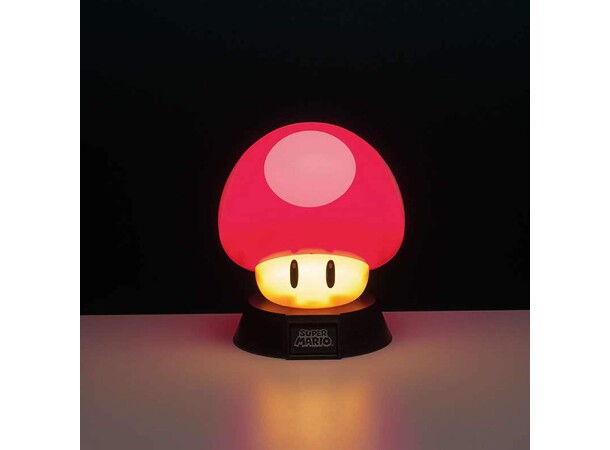 Super Mario Mushroom Lampa - 12 cm 