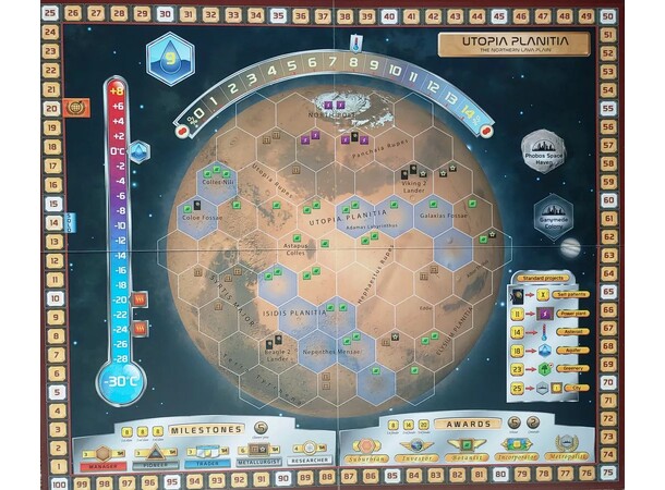 Terraforming Mars Utopia/Cimmeria Exp Expansion till Terraforming Mars 