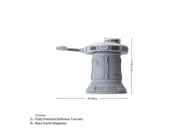 Terräng Rebel Outpost Defense Turrets Battlefield in a Box - Galactic Warzones 