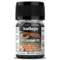 Vallejo Diorama FX Vulcan Black 2-5mm Landscape Texture - 35ml