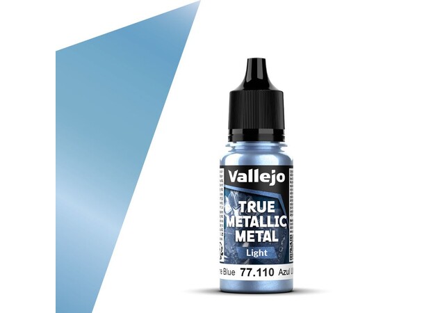 Vallejo True Metallic Light Ultramarine Blue - True Metallic Metal 