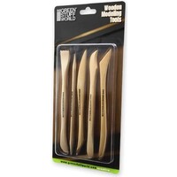 Wooden Modelling Tools - 5 st Green Stuff World