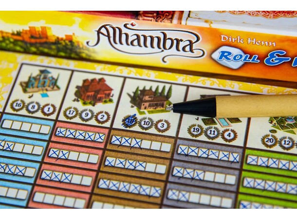 Alhambra Roll & Write Brädspel 