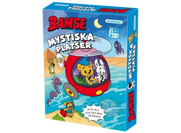 Bamse Mystiska platser Brädspel Svensk utgåva 