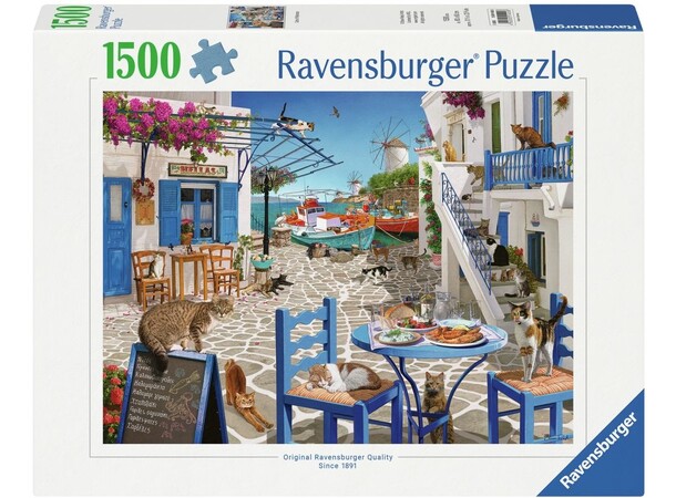 Cats of Mykonos 1500 bitar Pussel Ravensburger Puzzle 