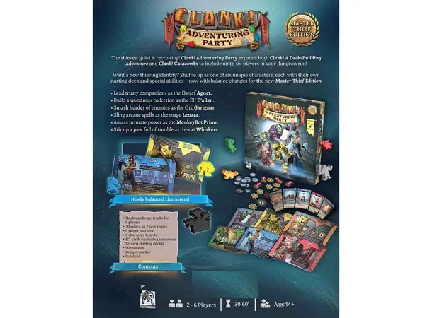 Clank Adventuring Party Master Thief Ed Expansion till Clank 